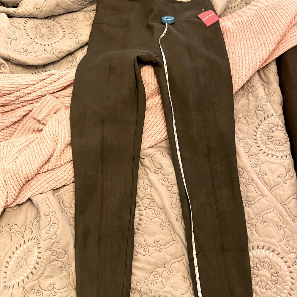 Spanx faux suede leggings